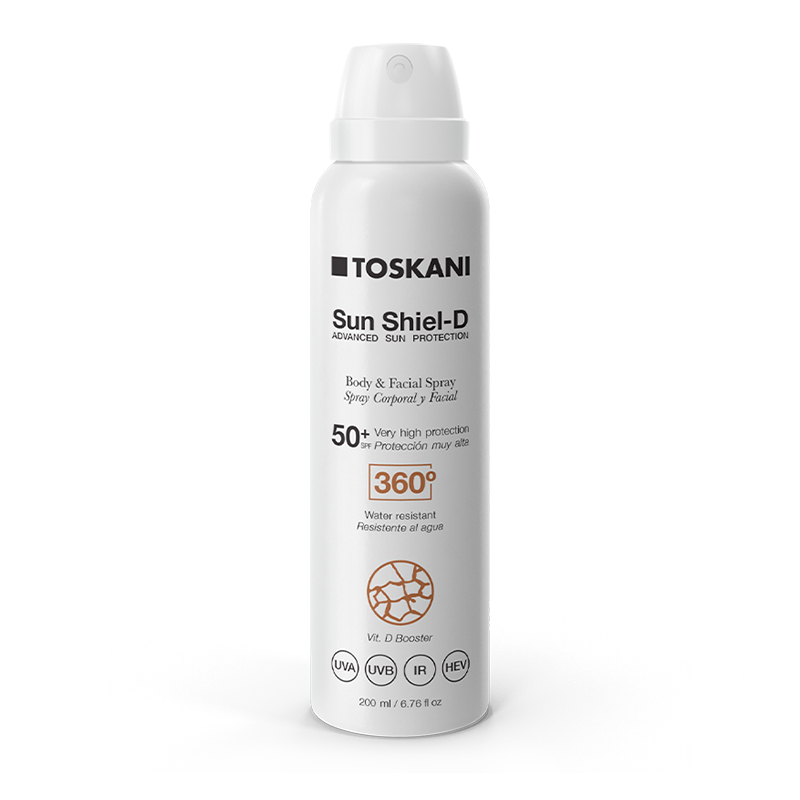Sun Shiel-D SPRAY CORPORAL Y FACIAL SPF50+: Protección solar avanzada y síntesis de vitamina D